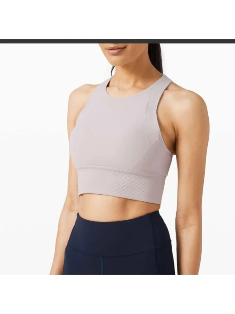 Lululemon Ebb to Train Bra *Medium Support, C/D Cup Iced Iris